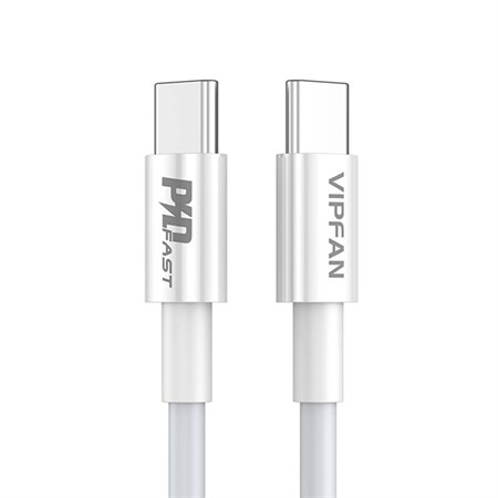 Cable VFAN P02 USB-C /USB-C 1m White