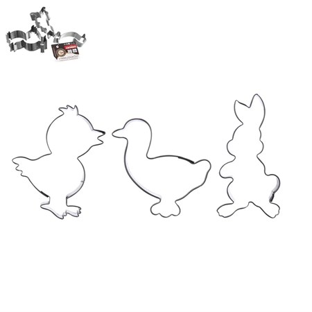 Cookie cutter ORION Easter II set 3 pcs