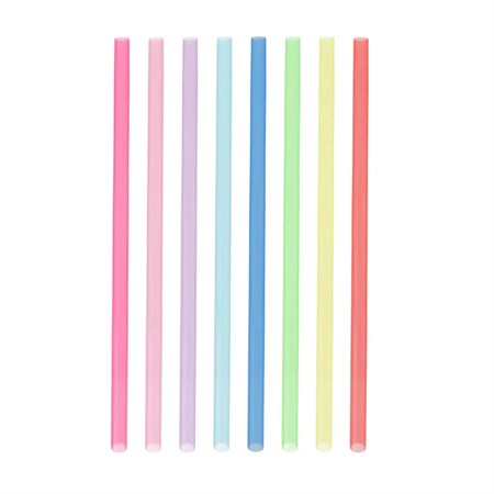 Brčka plast ORION 50ks mix barev pro opakované použití