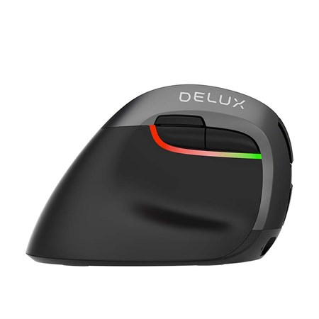 Wireless mouse DELUX M618ZD for left-handed people