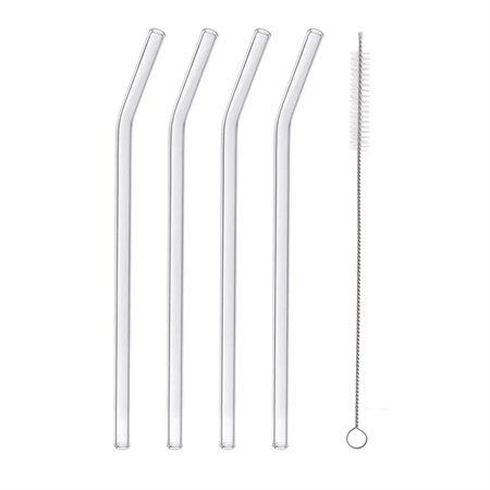Glass straws ORION 20cm 4pcs