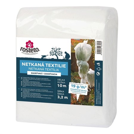 Netkaná textilie zakrývací Neotex ROSTETO 19g 3,2x10m bílá