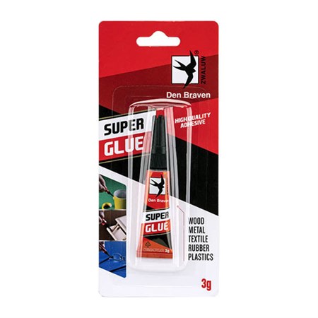 Lepidlo sekundové DEŇ BRAVEN Super Glue 3g