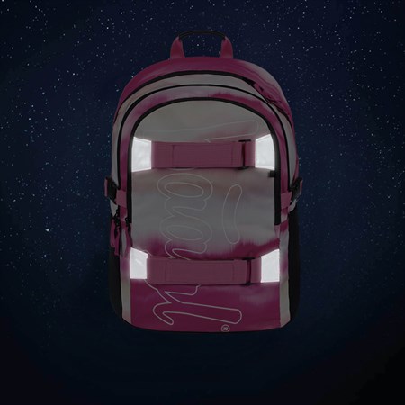 School backpack BAAGL Skate Pink Stripes
