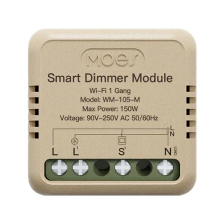 Smart lighting controller MOES Switch Module MS-105M WiFi Tuya