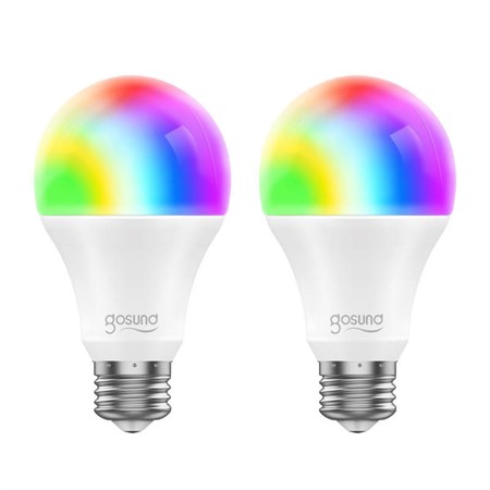 Smart LED žárovka E27 8W RGB GOSUND WB4 WiFi Tuya sada 2ks