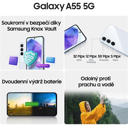 Telefon SAMSUNG Galaxy A55 (A556) 5G 8/128GB Navy