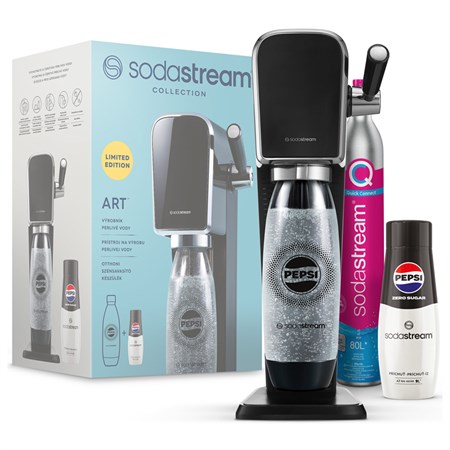 SodaStream sada Art Black Pepsi Zero Megapack