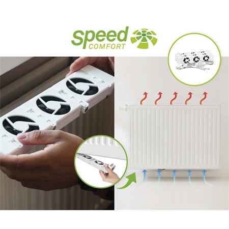 Fan SPEED COMFORT DUO SET for radiators and convectors