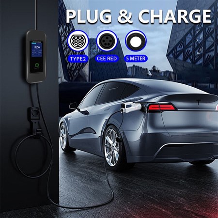 Travel charging station IMMAX NEO EV/PHEV AC Type 2 22kW WiFi Tuya