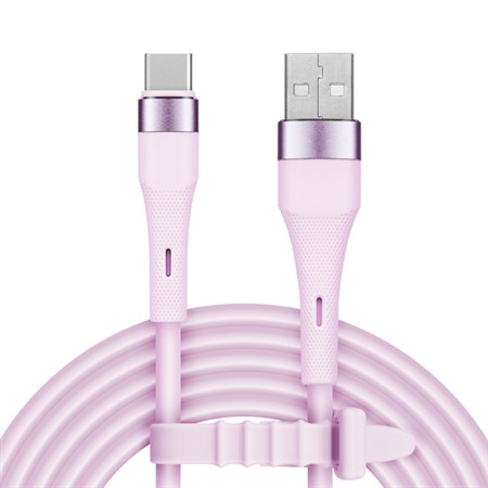 Cable KRUGER & MATZ KM1268-1P USB/USB-C 1m Pink