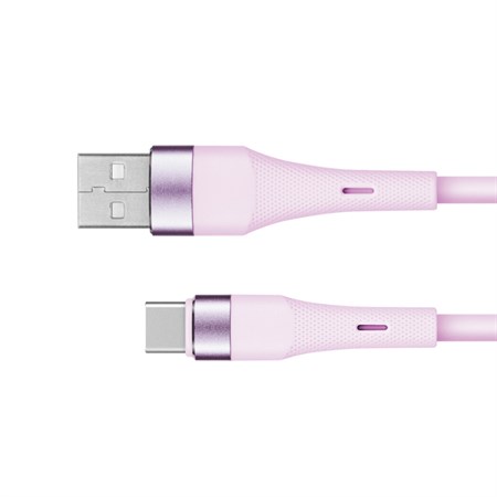 Cable KRUGER & MATZ KM1268-1P USB/USB-C 1m Pink