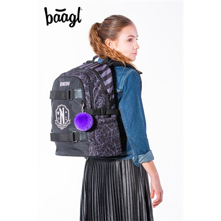 School backpack BAAGL Skate Wednesday Nevermore