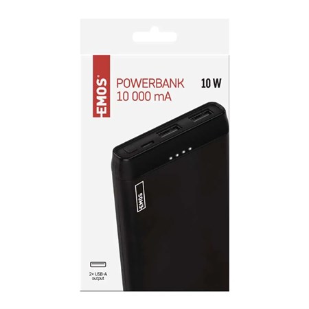 PowerBank EMOS Alpha 10S 10000mAh Black