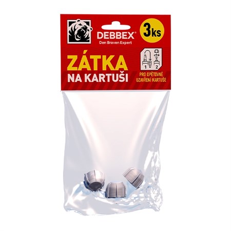 Zátka na kartuši DEBBEX 3ks