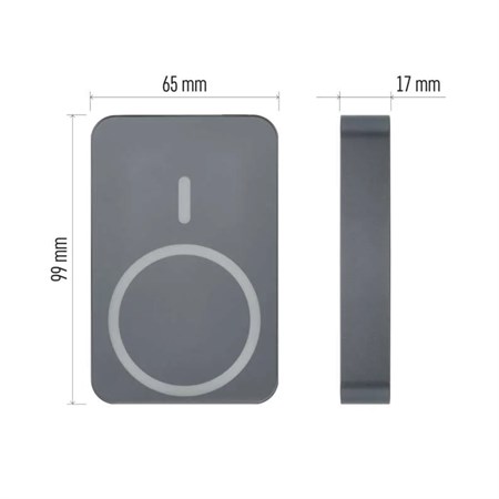 PowerBank EMOS WI 1046 10000mAh Grey