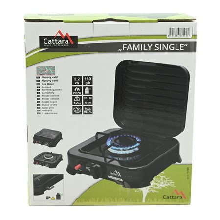 Gas stove CATTARA Family Single 13595