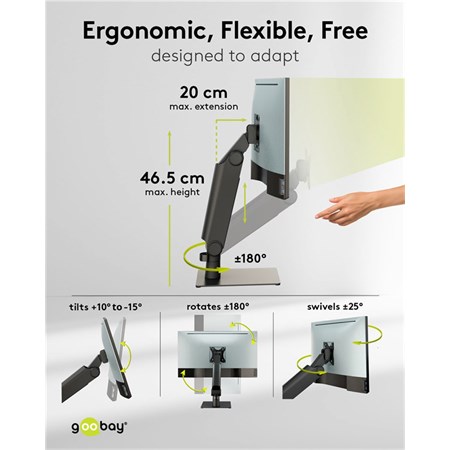 Monitor holder GOOBAY 70821