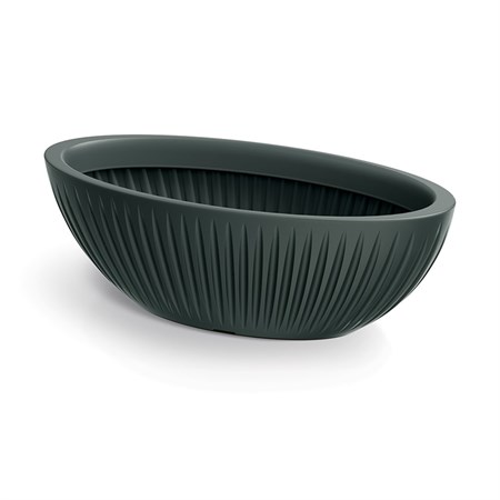 Flowerpot LATIA OVAL anthracite 58cm