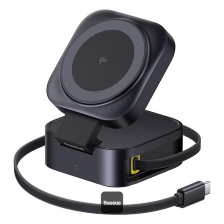 Wireless charger BASEUS Picogo Series Qi2 2in1
