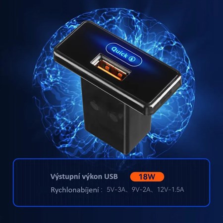 USB charger STU 34716 for panel