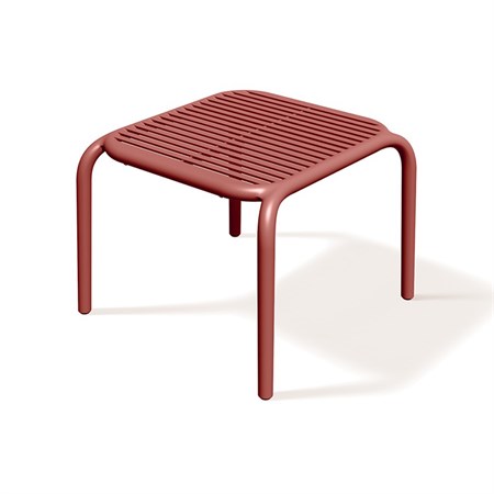 Side table BRENE 545x535x415mm - retro red