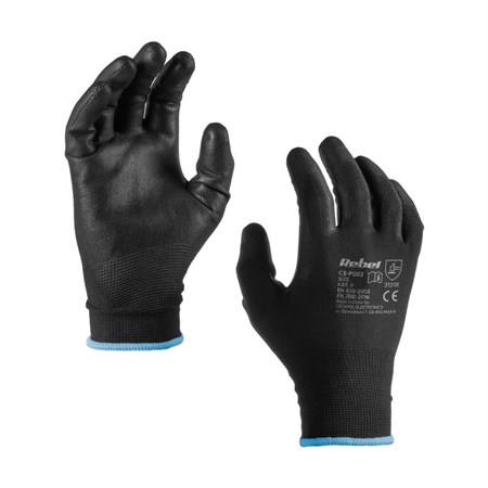 Work gloves REBEL CS-P002 9'' 10pcs
