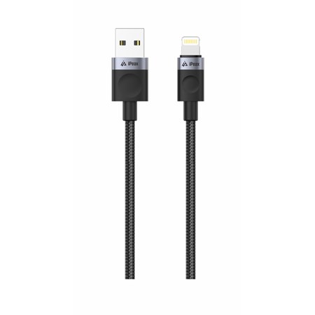 Cable iPEAX 90010104 USB/Lightning 1m Black