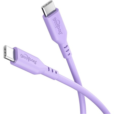 Cable GOOBAY 77745 USB-C/USB-C 1,5m Purple