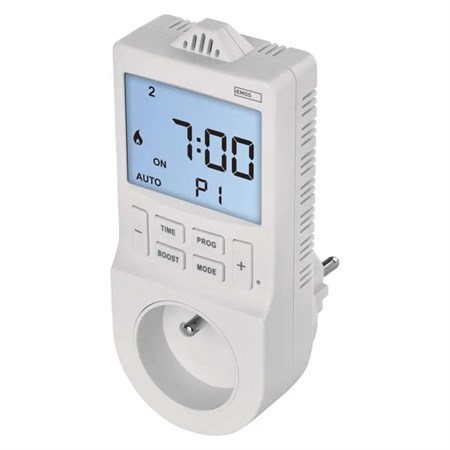 EMOS smart thermostat for socket with 2-in-1 digital timer function with WiFi