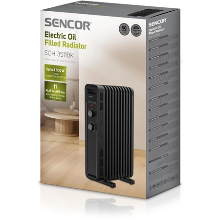 Oil radiator SENCOR SOH 3511BK