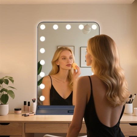 Cosmetic mirror IMMAX Hollywood Make Up 09101L