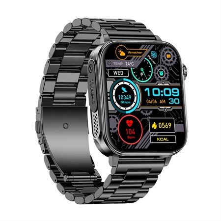 Hodinky COLMI P80 Steel Black