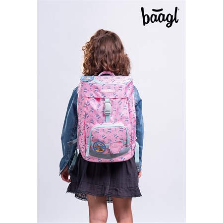 School Backpack BAAGL Airy Minecraft Panda