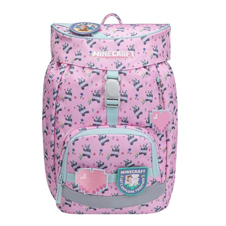 School Backpack BAAGL Airy Minecraft Panda