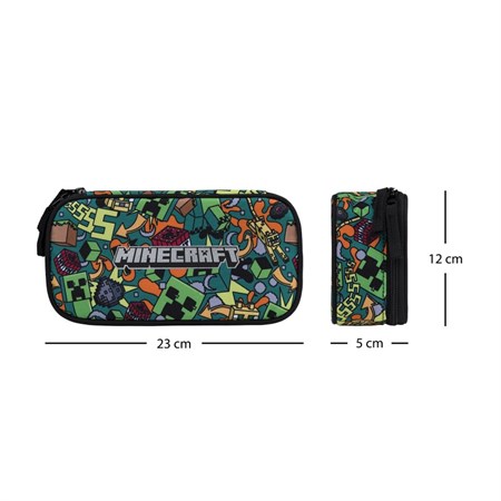 Pencil case Etue BAAGL Minecraft Chaos