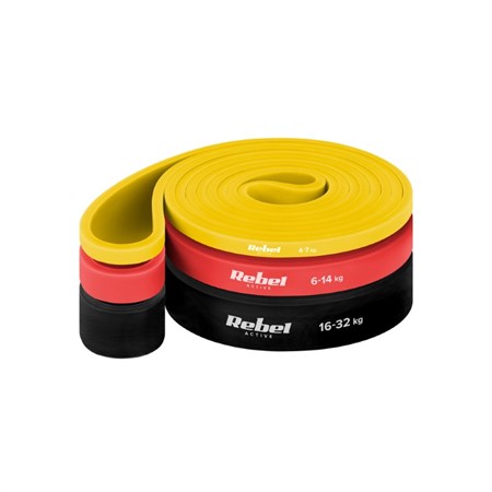 REBEL Power Band PT-S3 4-32 kg 3pcs