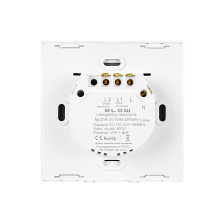 Smart controller and switch for BLOW 72-109 WiFi Tuya roller blinds