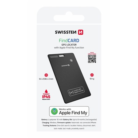 Smart lokátor SWISSTEN Find Card