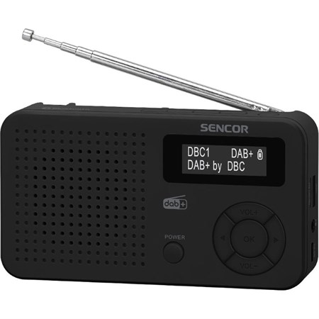 Rádio SENCOR SRD 7210B DAB+/FM/BT/USB