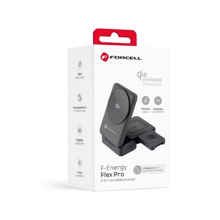 MagSafe FORCELL F-Energy 3in1 Flex Pro Qi2 charging station