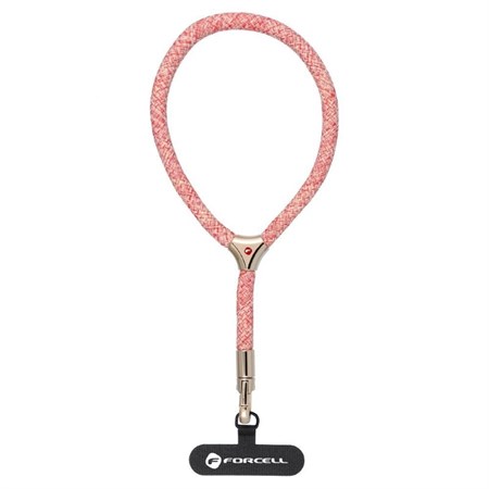 Wrist lanyard FORCELL L8X36 Pink - adjustable