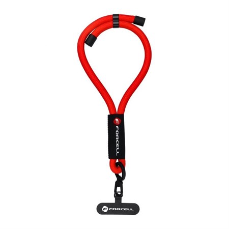 FORCELL wrist lanyard R10X40 Red - adjustable