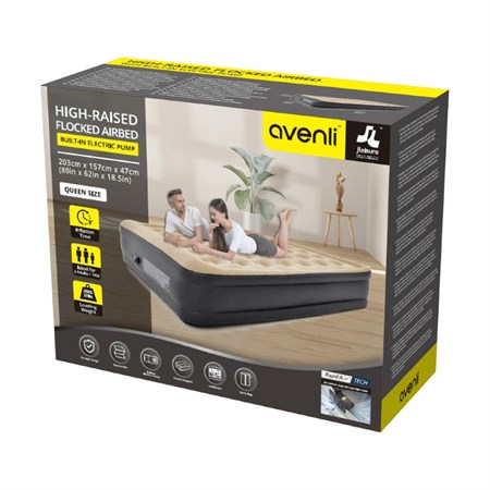 Inflatable mattress AVENLI 24042EU 203x157x47cm