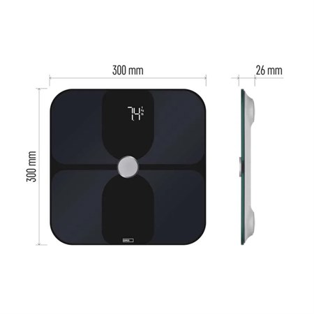GoSmart digital personal scale EMOS EV112