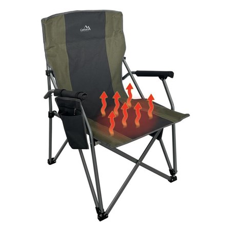 Camping chair CATTARA 13475 Warm with heating