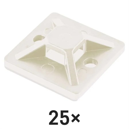 EMOS A2834 30×30mm white 25 pcs