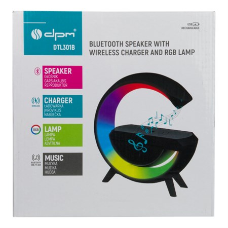 DPM DTL301B Bluetooth Speaker with Wireless Charging