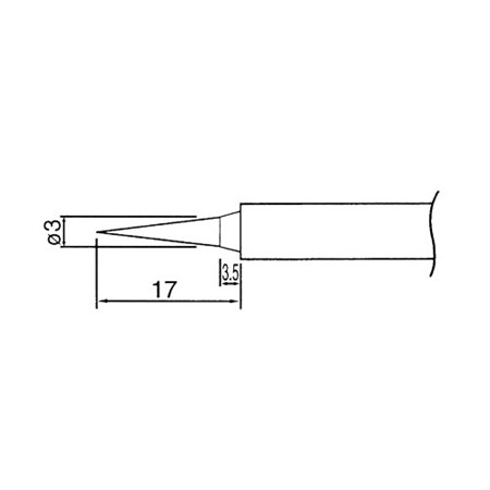 Hrot N1-26 pr.0.4mm  (ZD-929C,ZD-931)