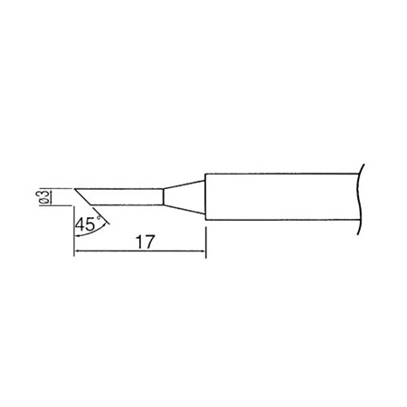 Hrot N1-36 pr.3.0mm  (ZD-929C,ZD-931)